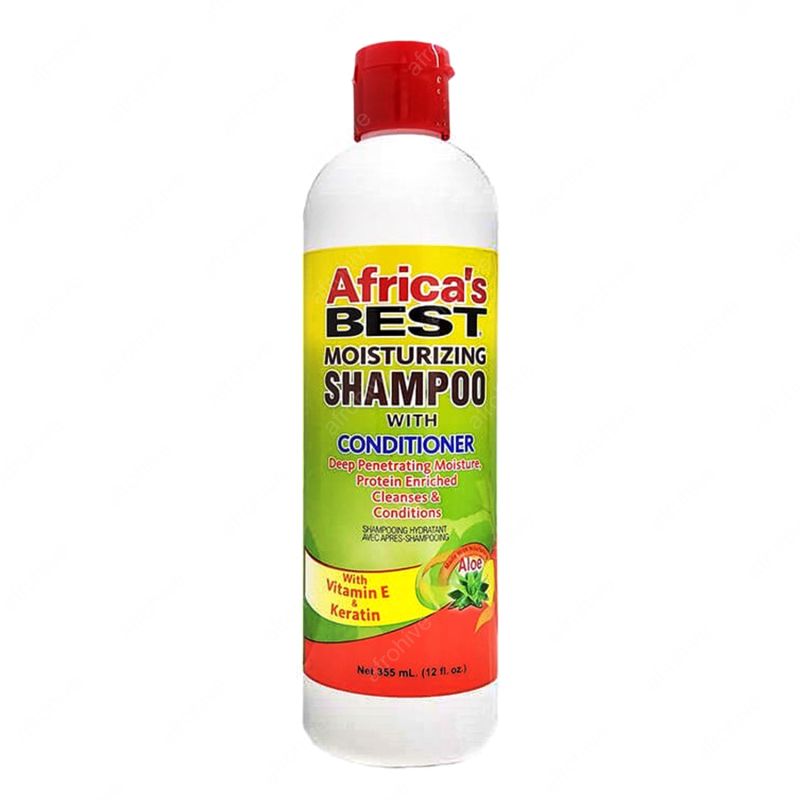 Africa's Best Moisturizing Shampoo & Conditioner 12oz Revive Dull Hair